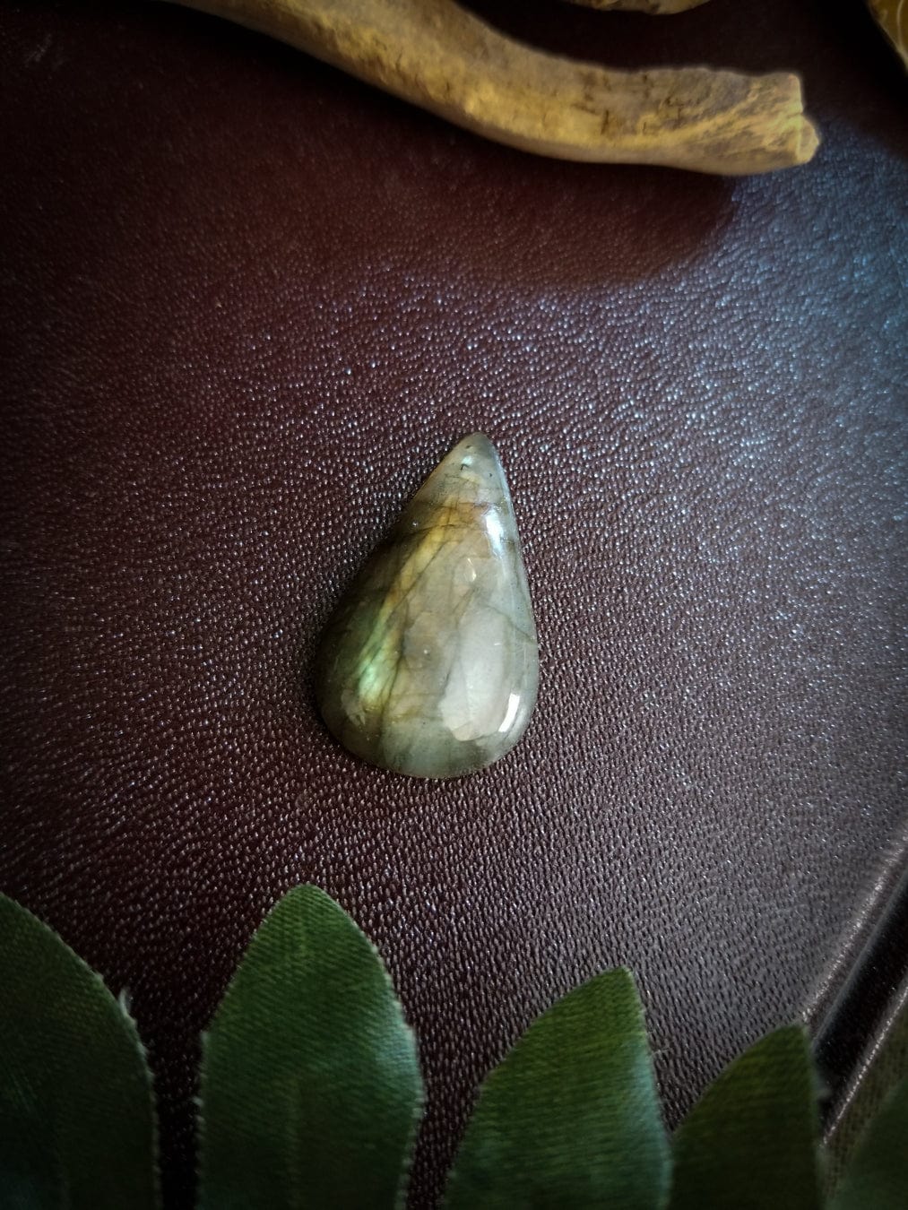 Labradorite Teardrop Cabachon