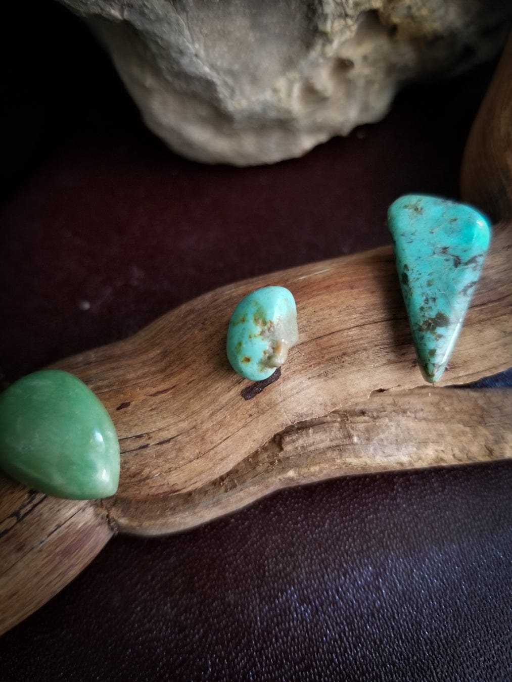 Turquoise and Chrysoprase | Set of 4
