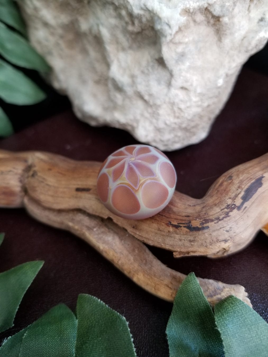 Handmade Blown Glass Bead