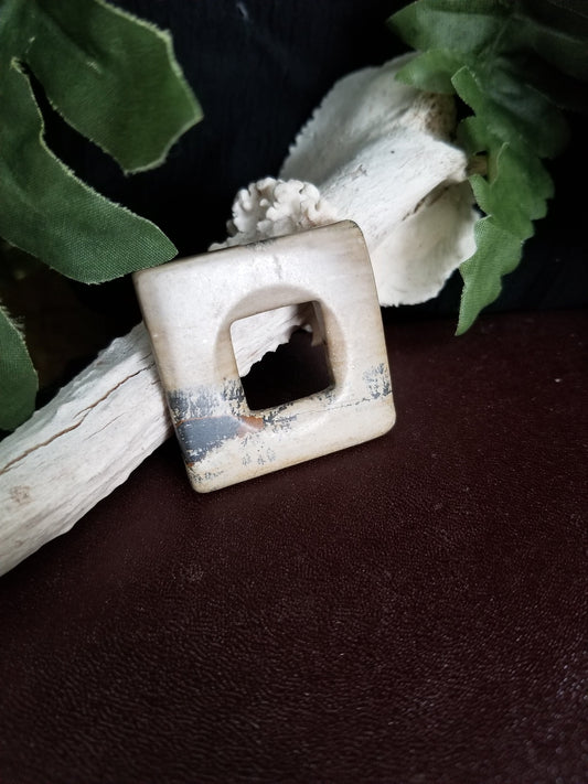 Jasper Square Bead