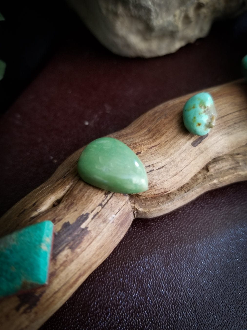 Turquoise and Chrysoprase | Set of 4