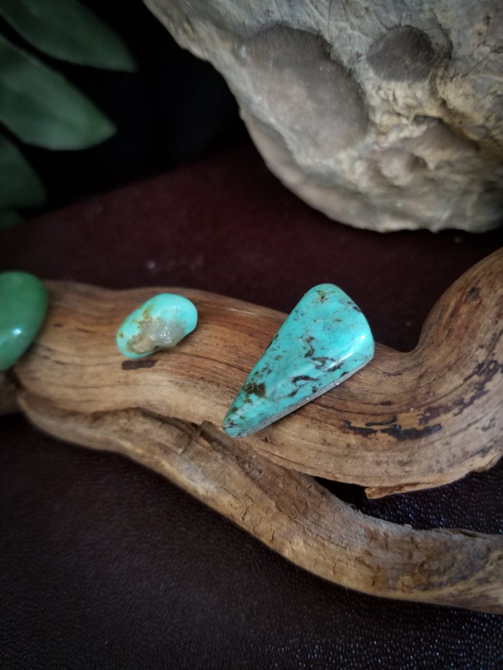 Turquoise and Chrysoprase | Set of 4