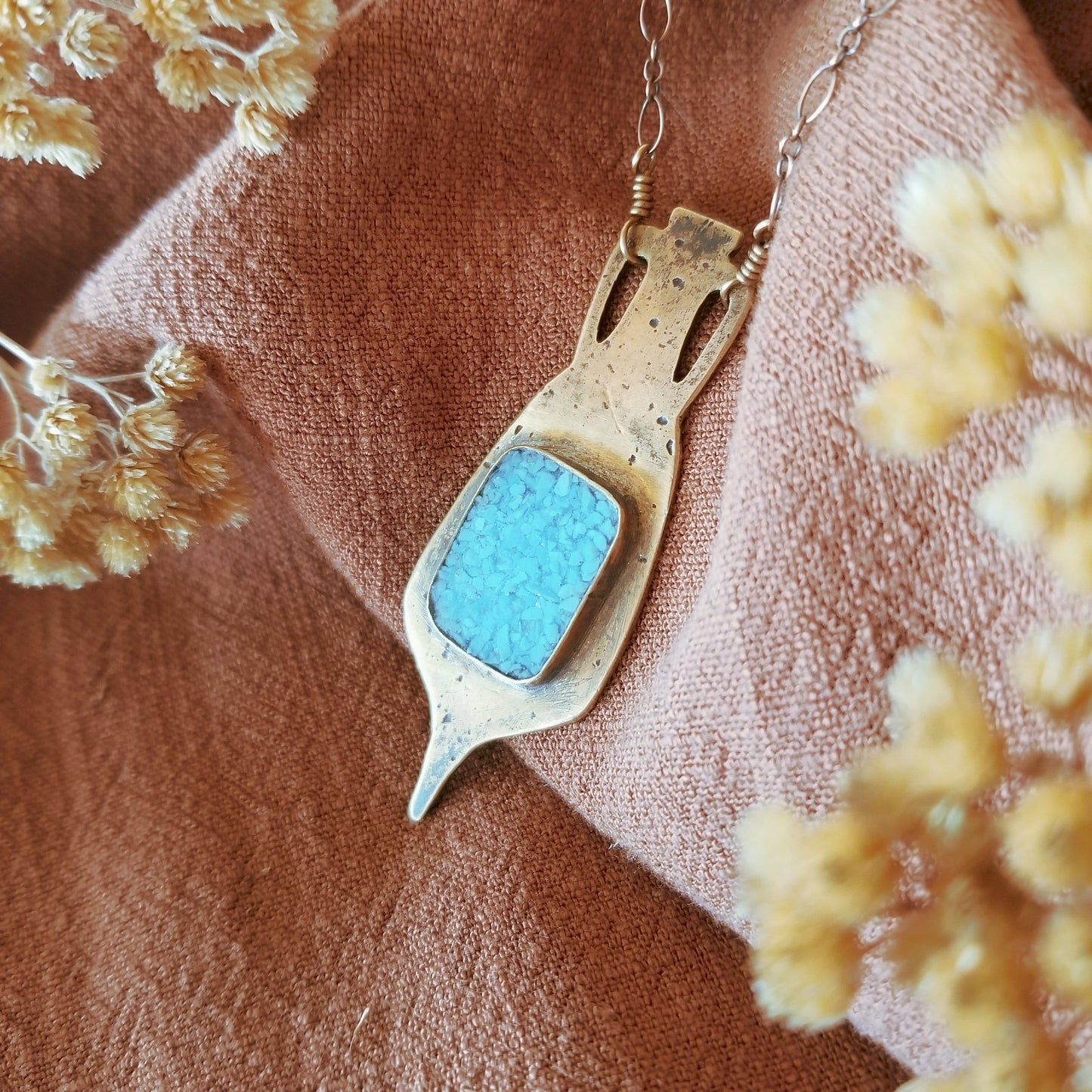 Amphora Necklace N°2 | Sleeping Beauty Turquoise