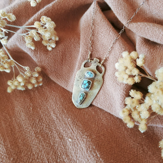 Amphora Necklace N°3 | Hubei Turquoise