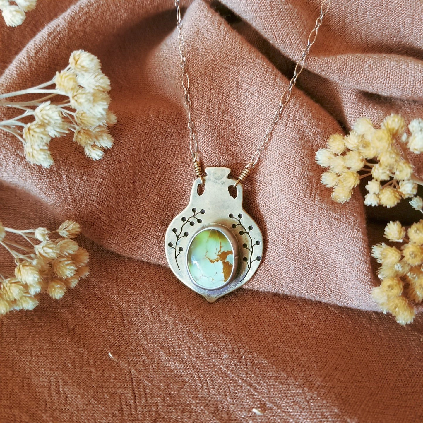 Amphora Necklace N°6 | Royston Turquoise